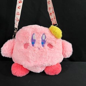 Kirby Plush Crossbody Bag, kawaii,cute, pink, brand new